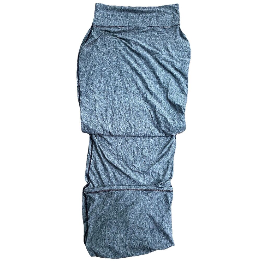 Hug Sleep Pod Adult Size Medium Calming Anxiety Cozy Sleeping Bag Stretchy Gray